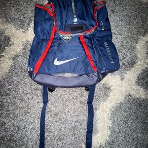 Nike Elite Blue and Red Sports Backpack